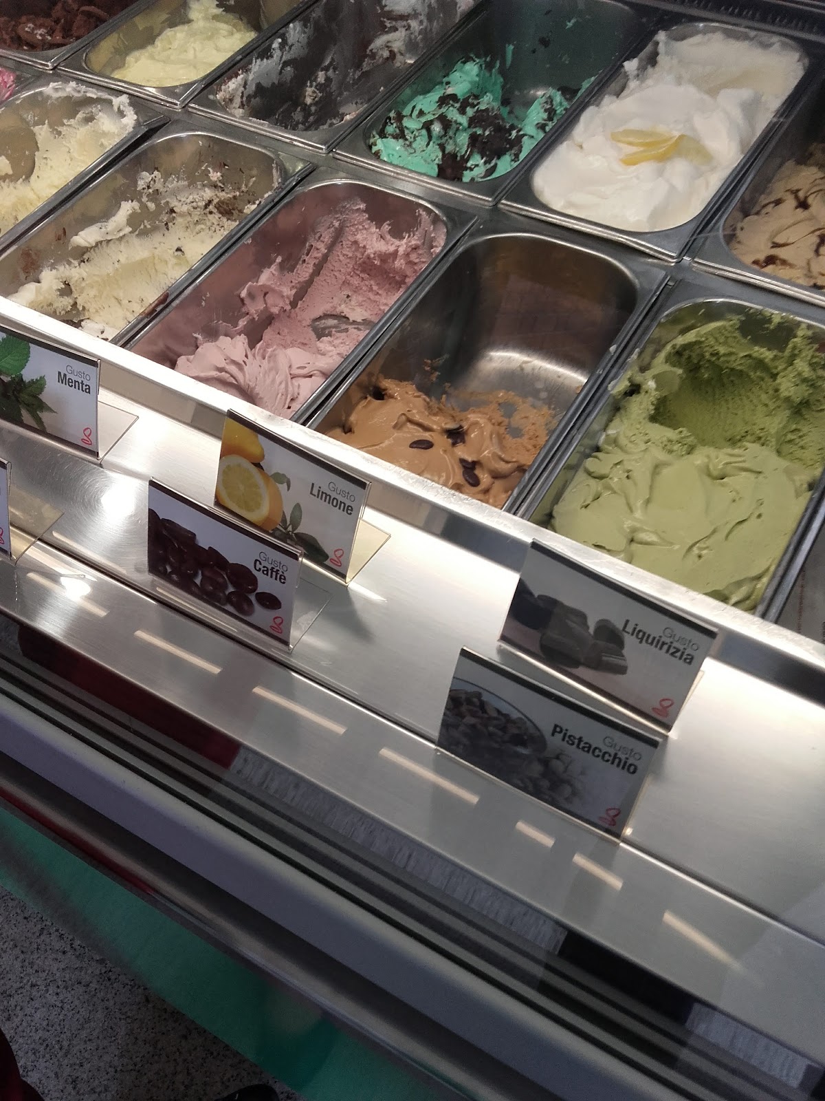 Il gelato servito.