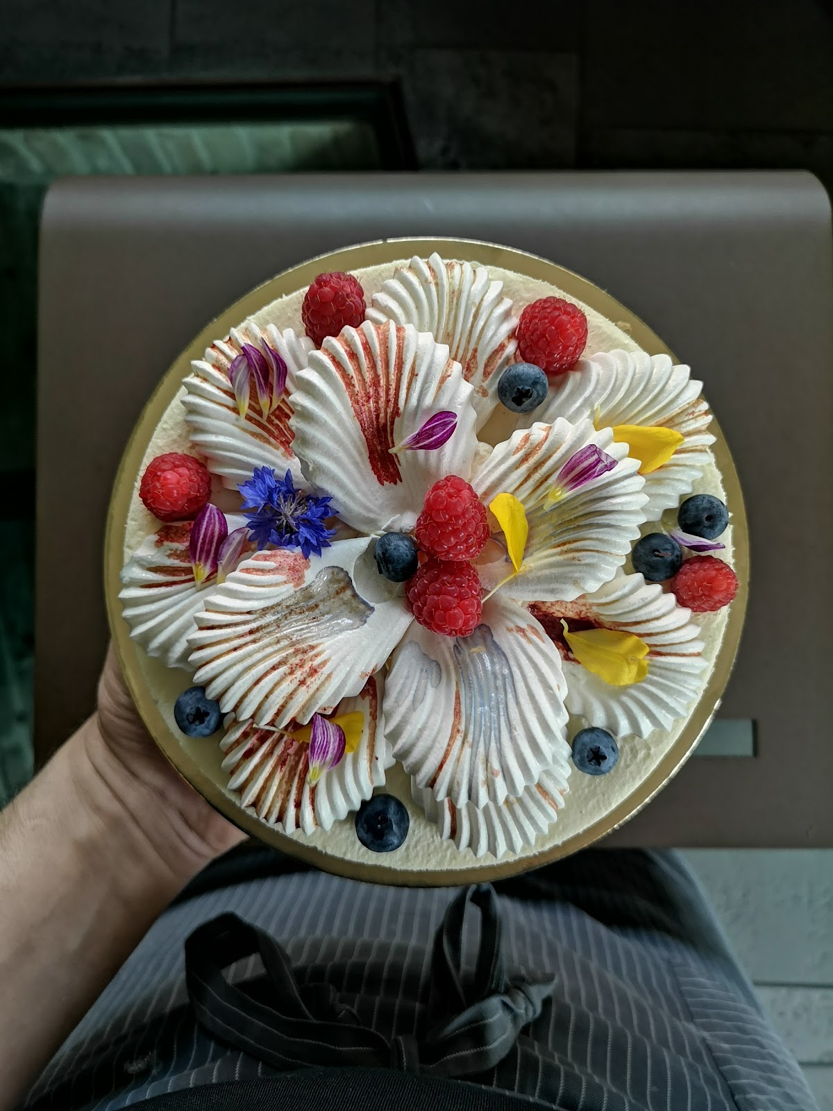 Il gelato servito.