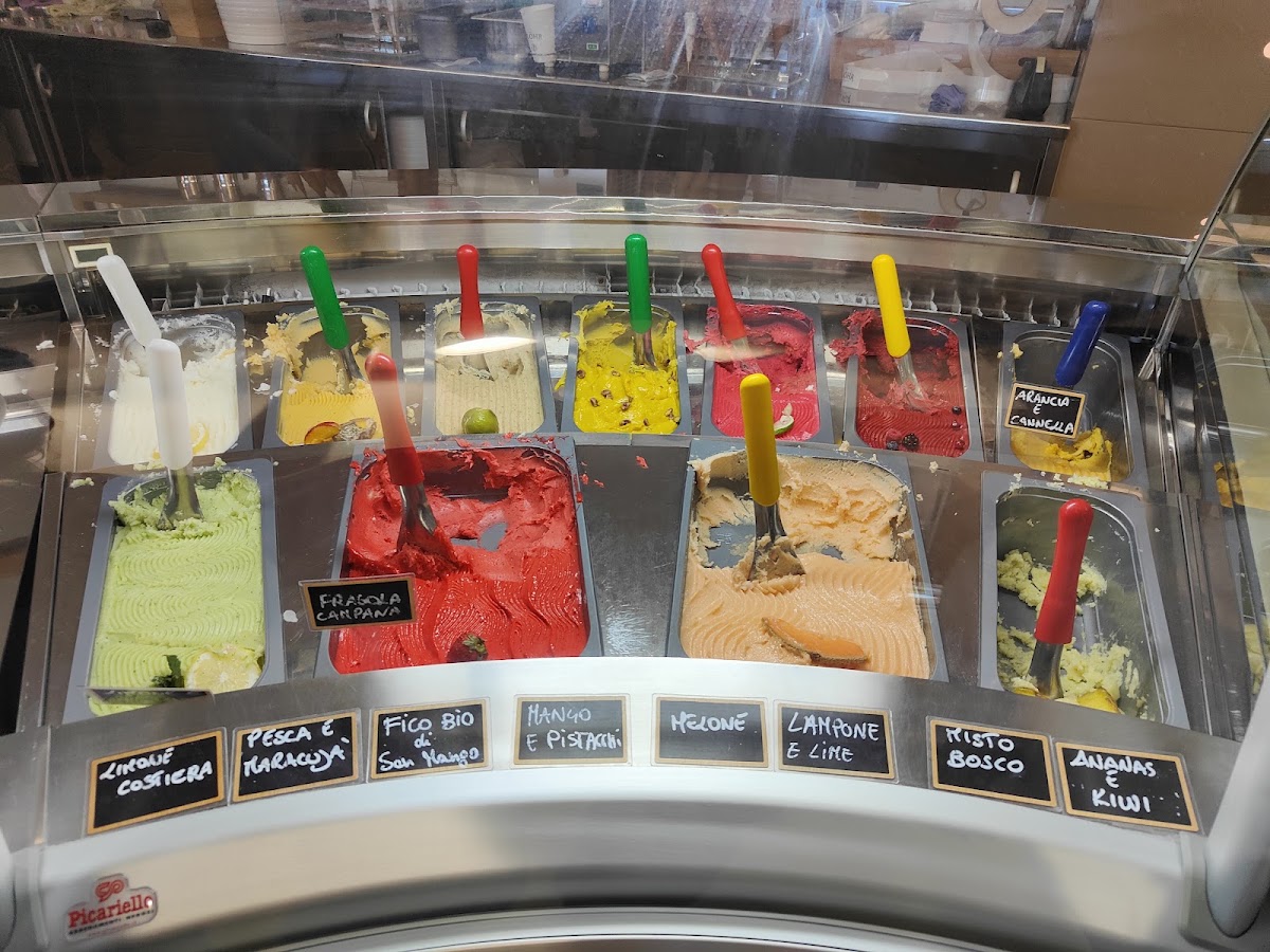 Il gelato servito.
