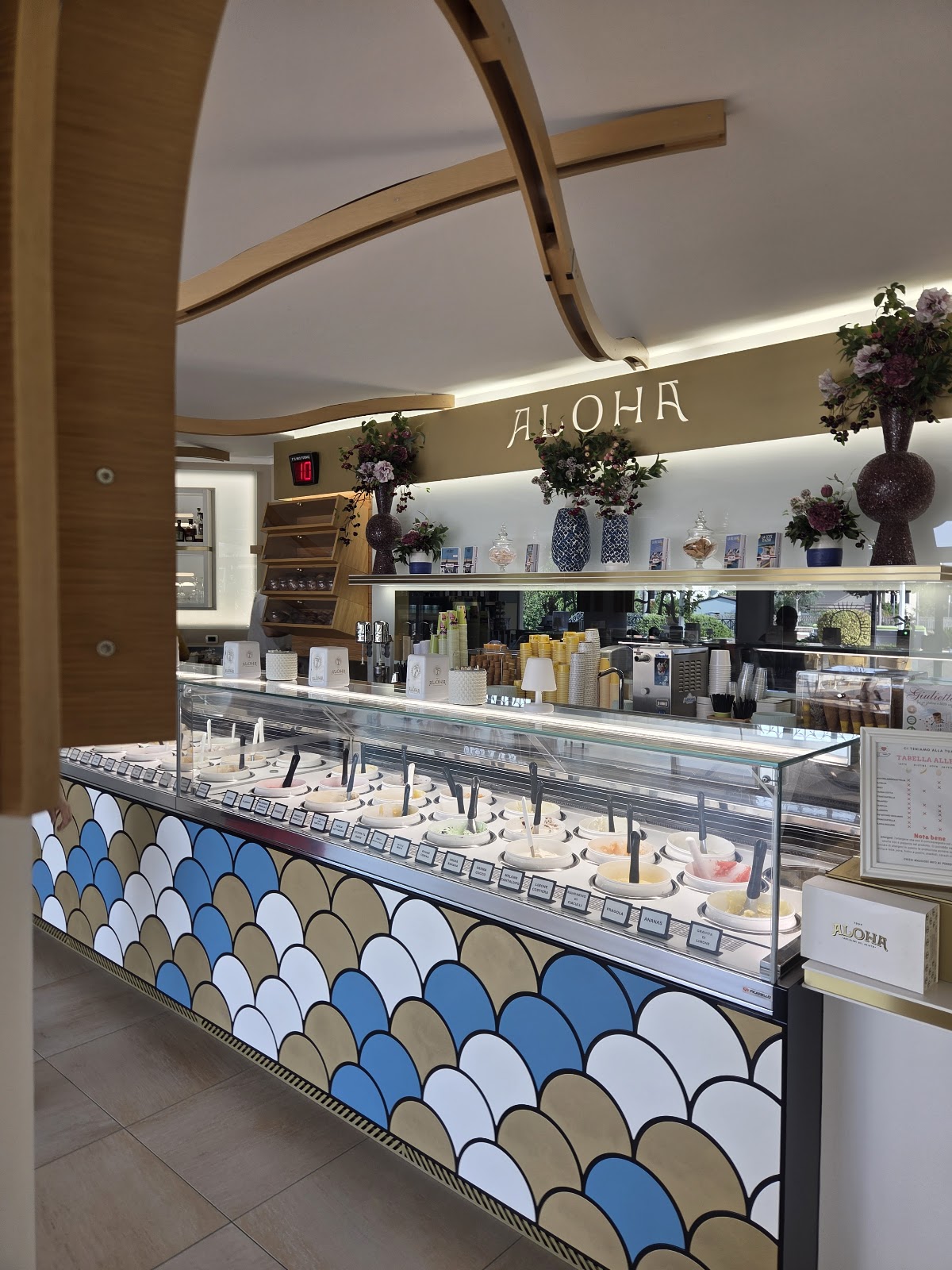 Il locale in servizio.