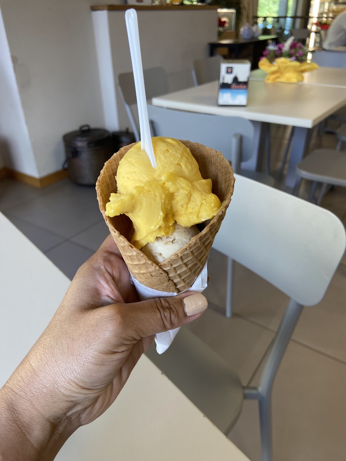 Il locale in servizio.