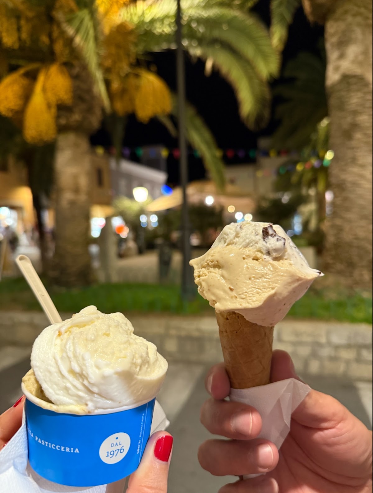 Il gelato della casa.