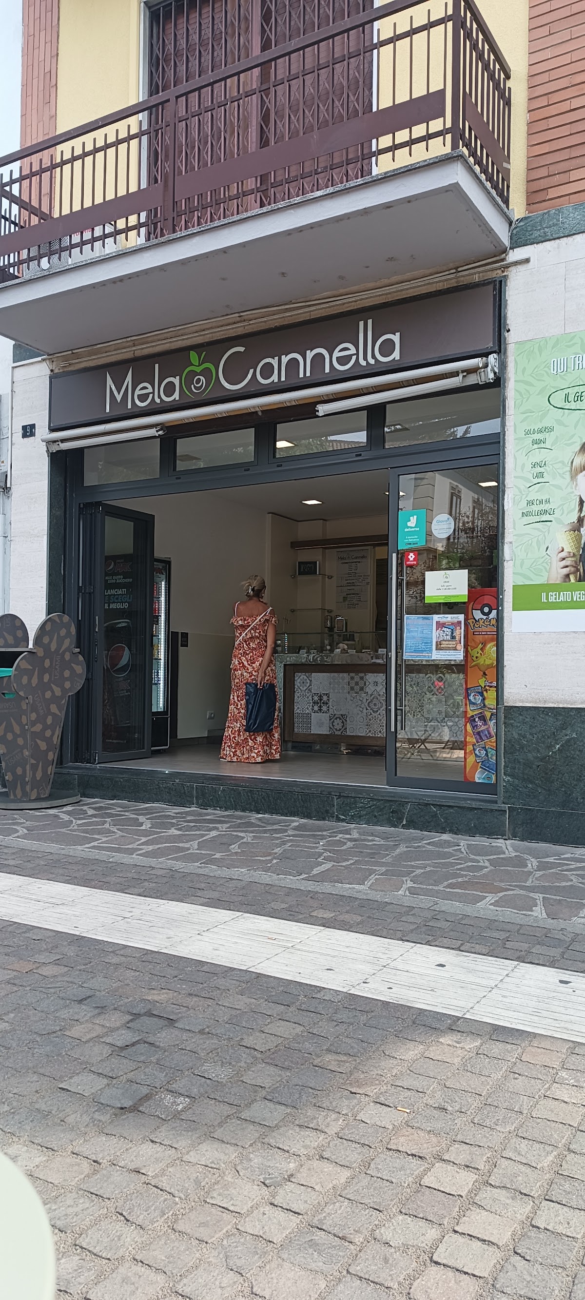 Il gelato servito.