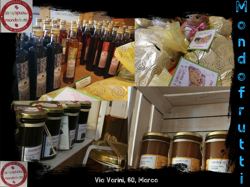 Il banco e la vetrina dei gusti.