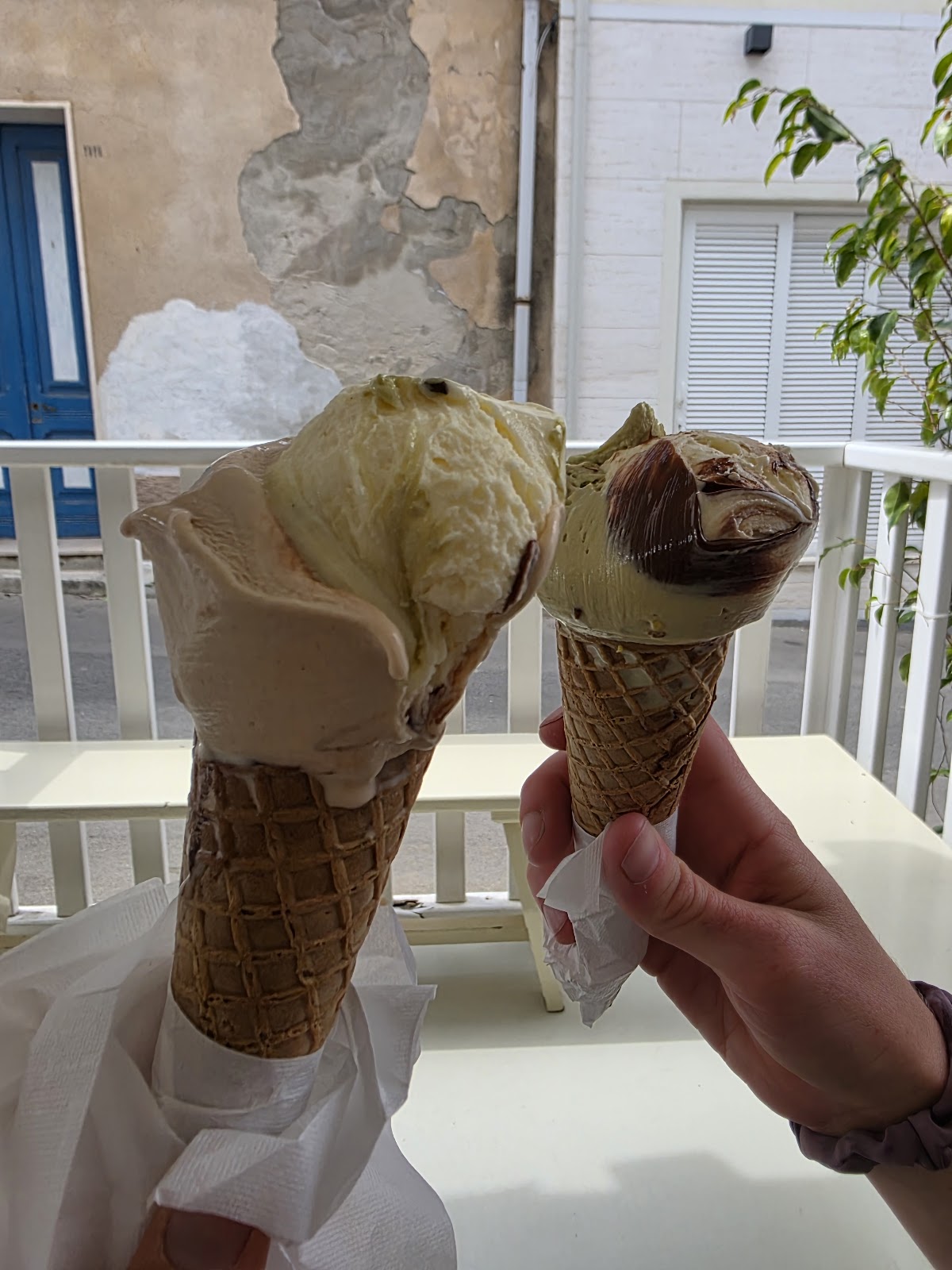 Il gelato della casa.