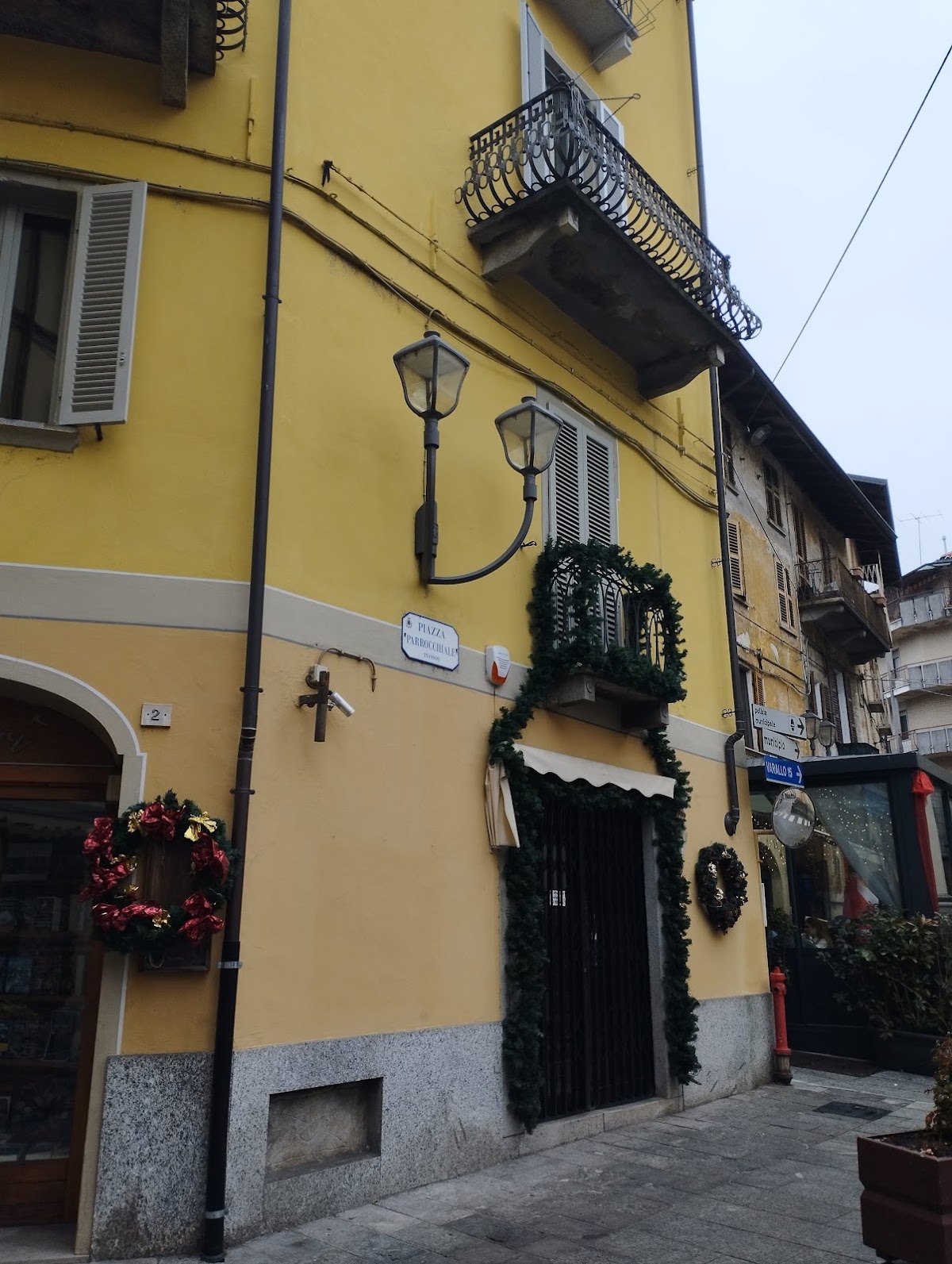 Un dettaglio del banco.