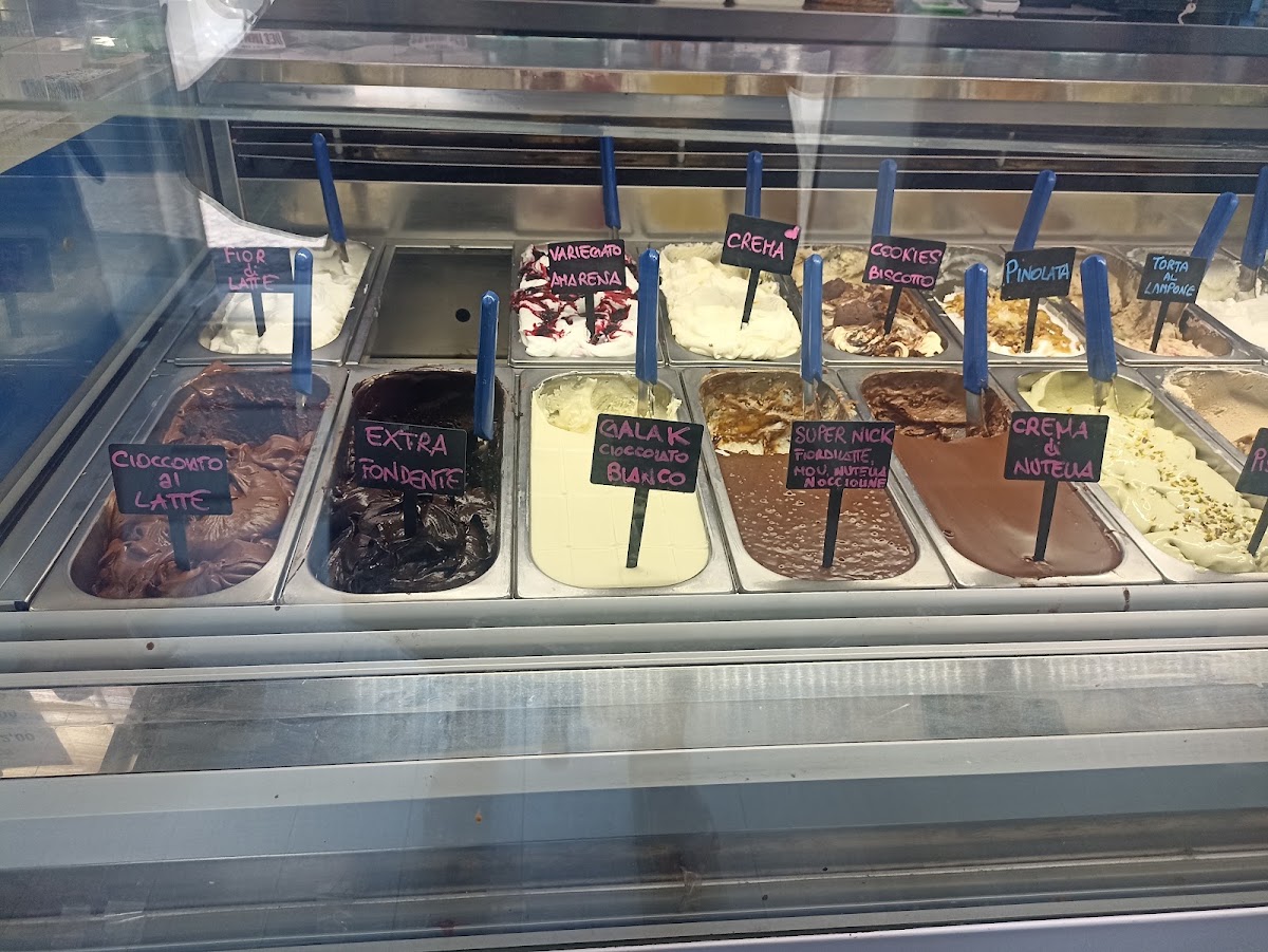 Il gelato servito.