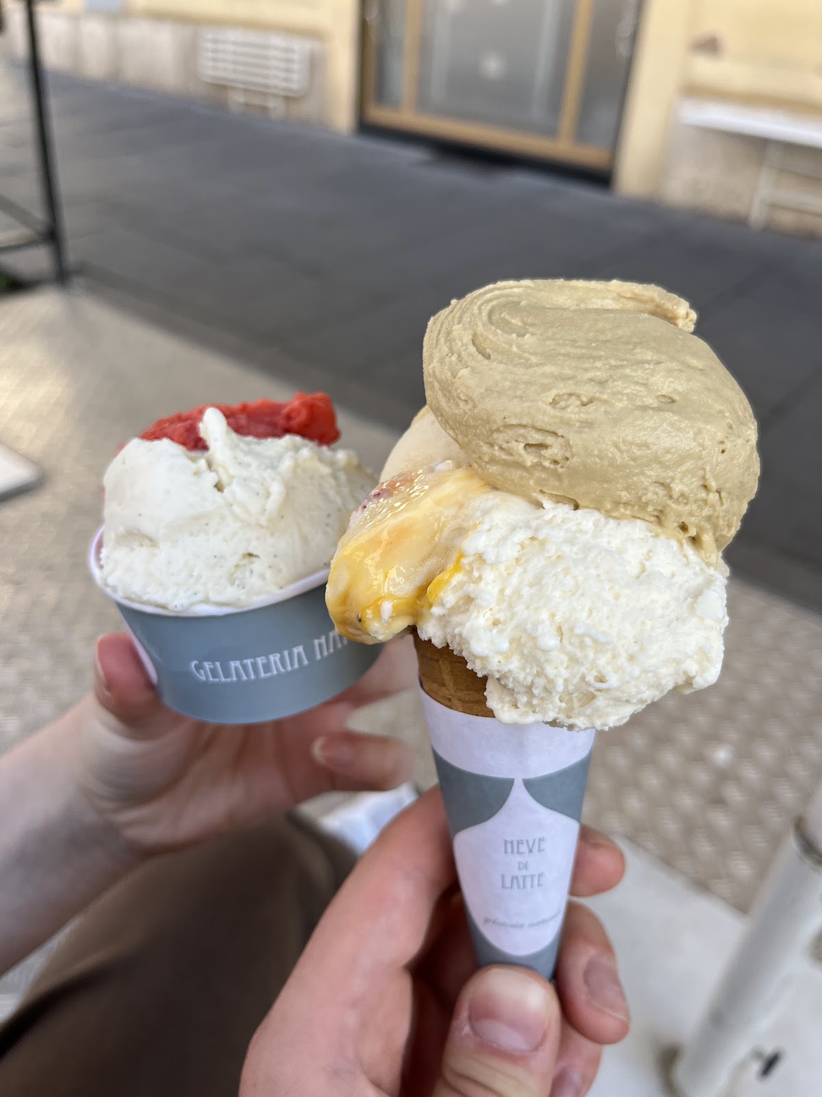 Il gelato della casa.