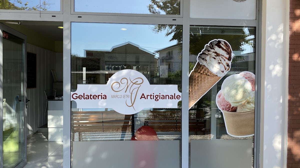 Il gelato servito.
