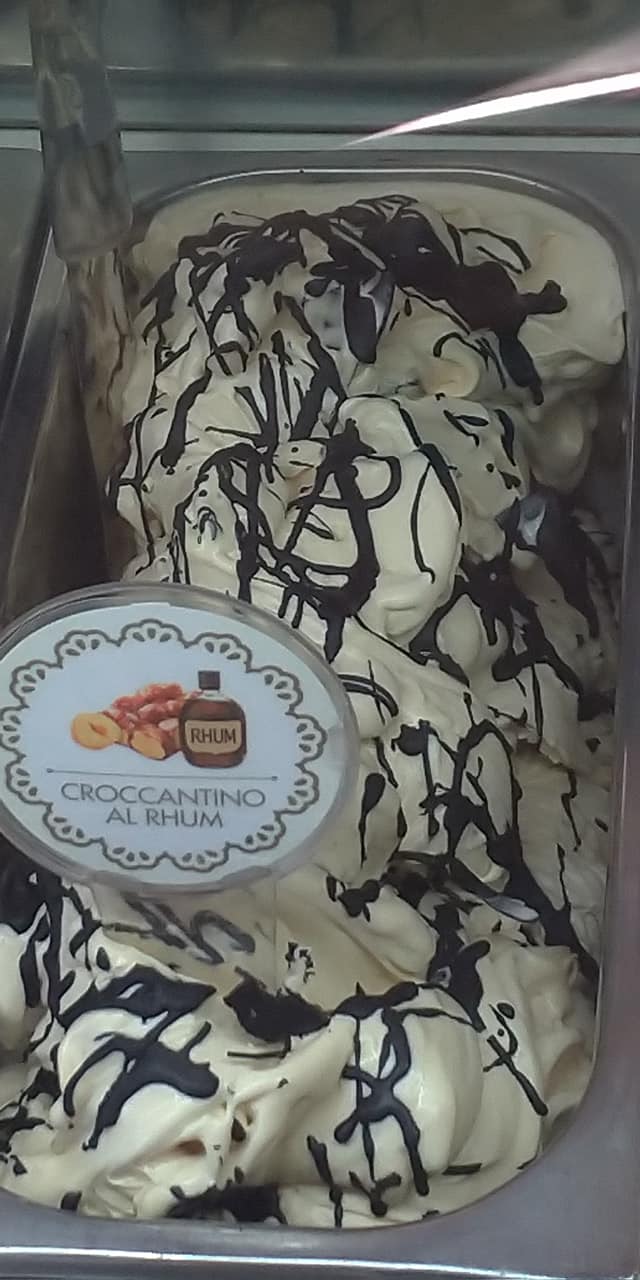 Il gelato servito.