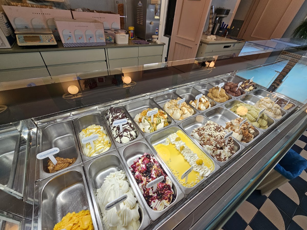 Il gelato servito.