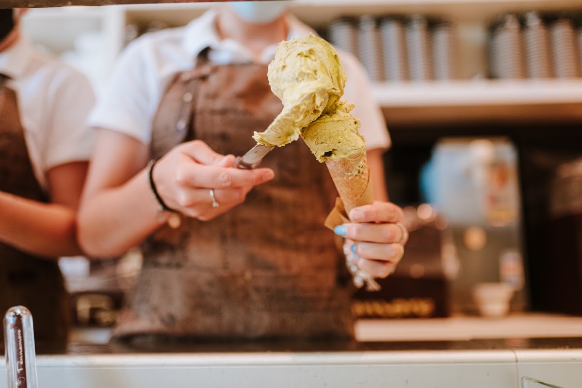Il gelato della casa.