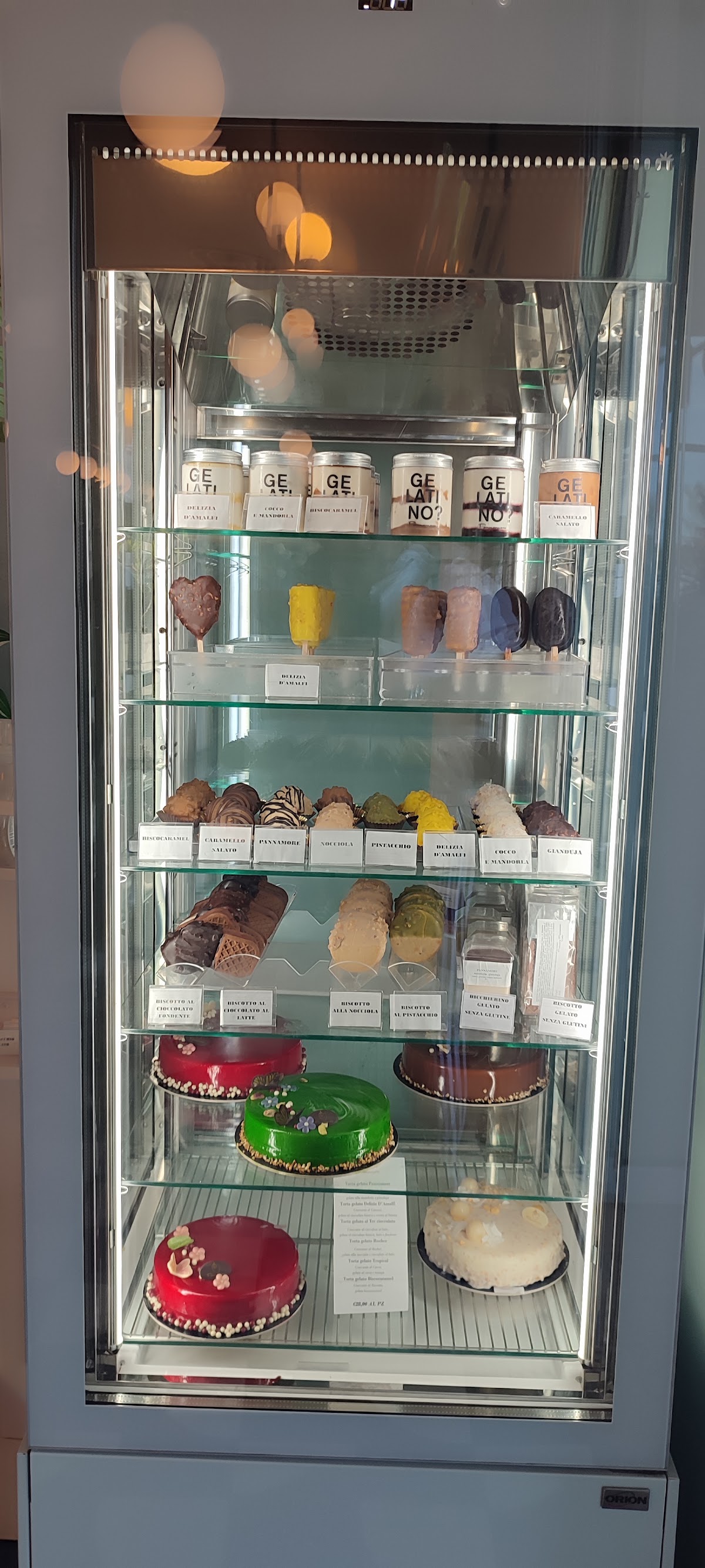 Un dettaglio del banco.