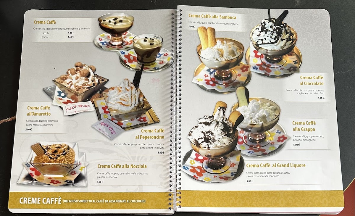 Il gelato servito.