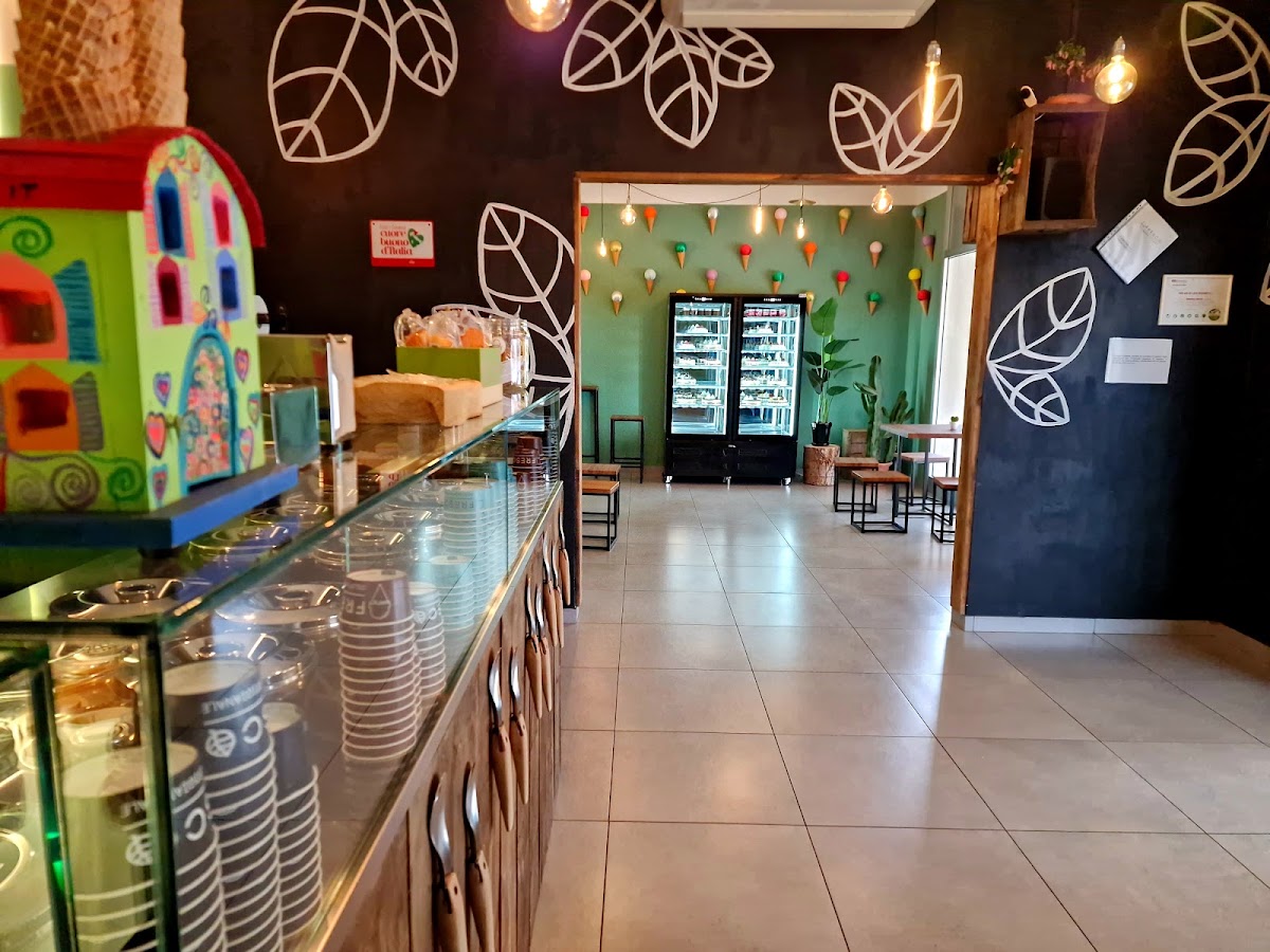 Il gelato servito.