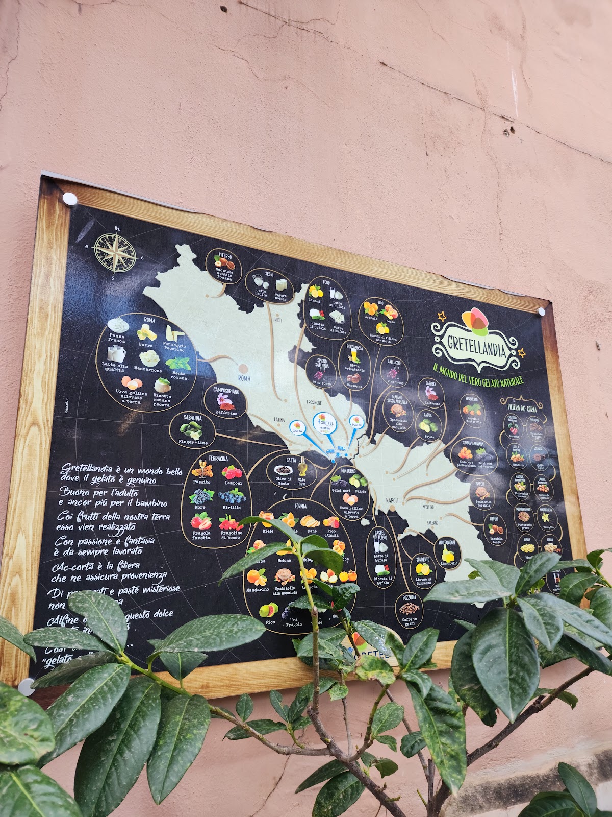 Il gelato servito.