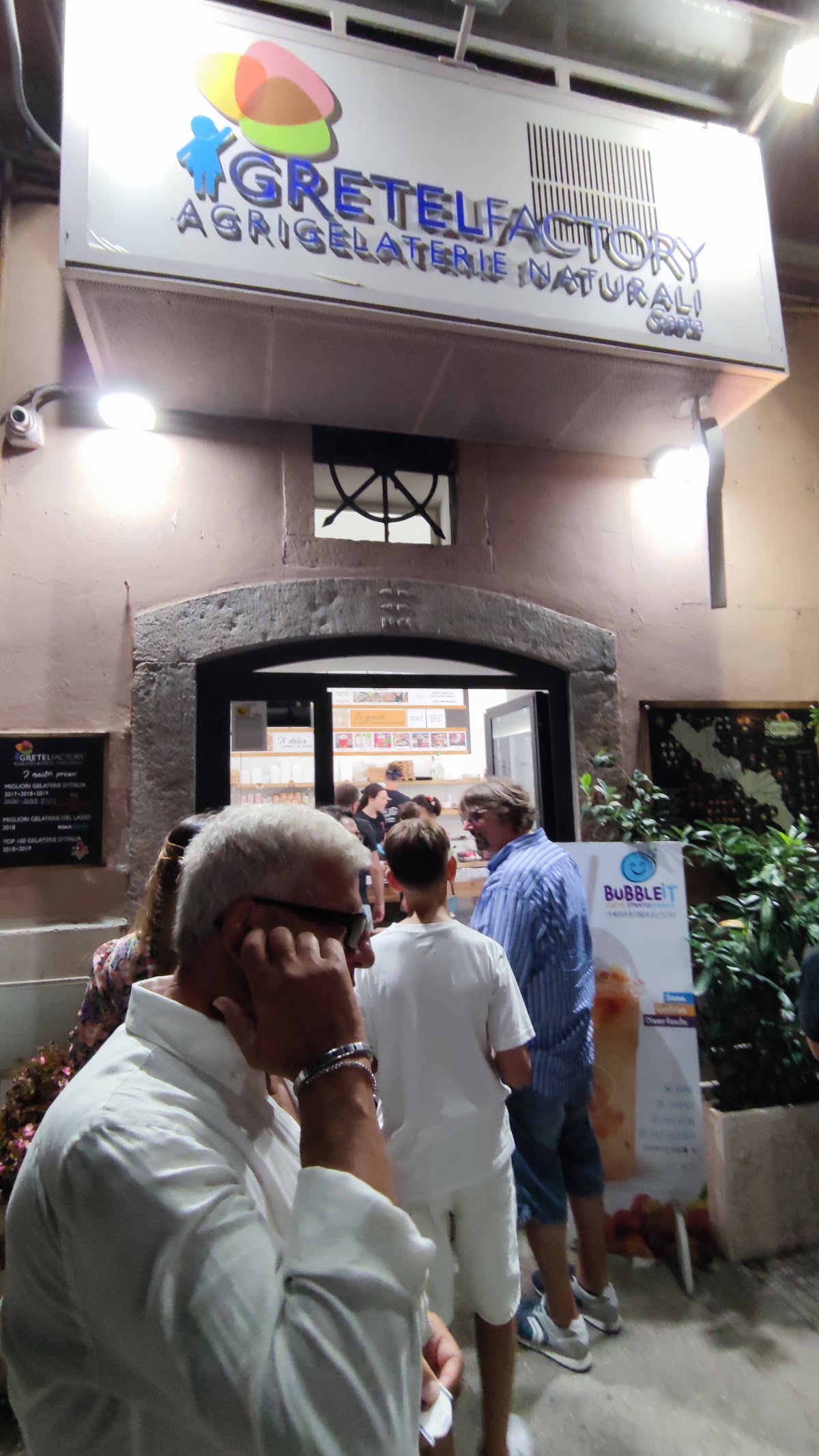 Il gelato della casa.