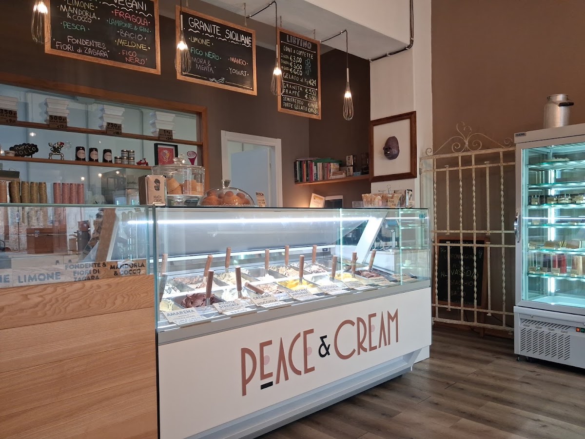 Il gelato servito.