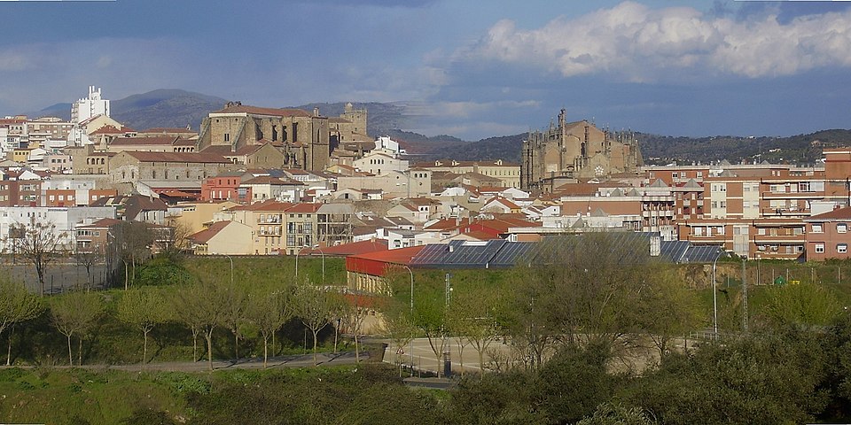 Panorámica del casco histórico de Plasencia